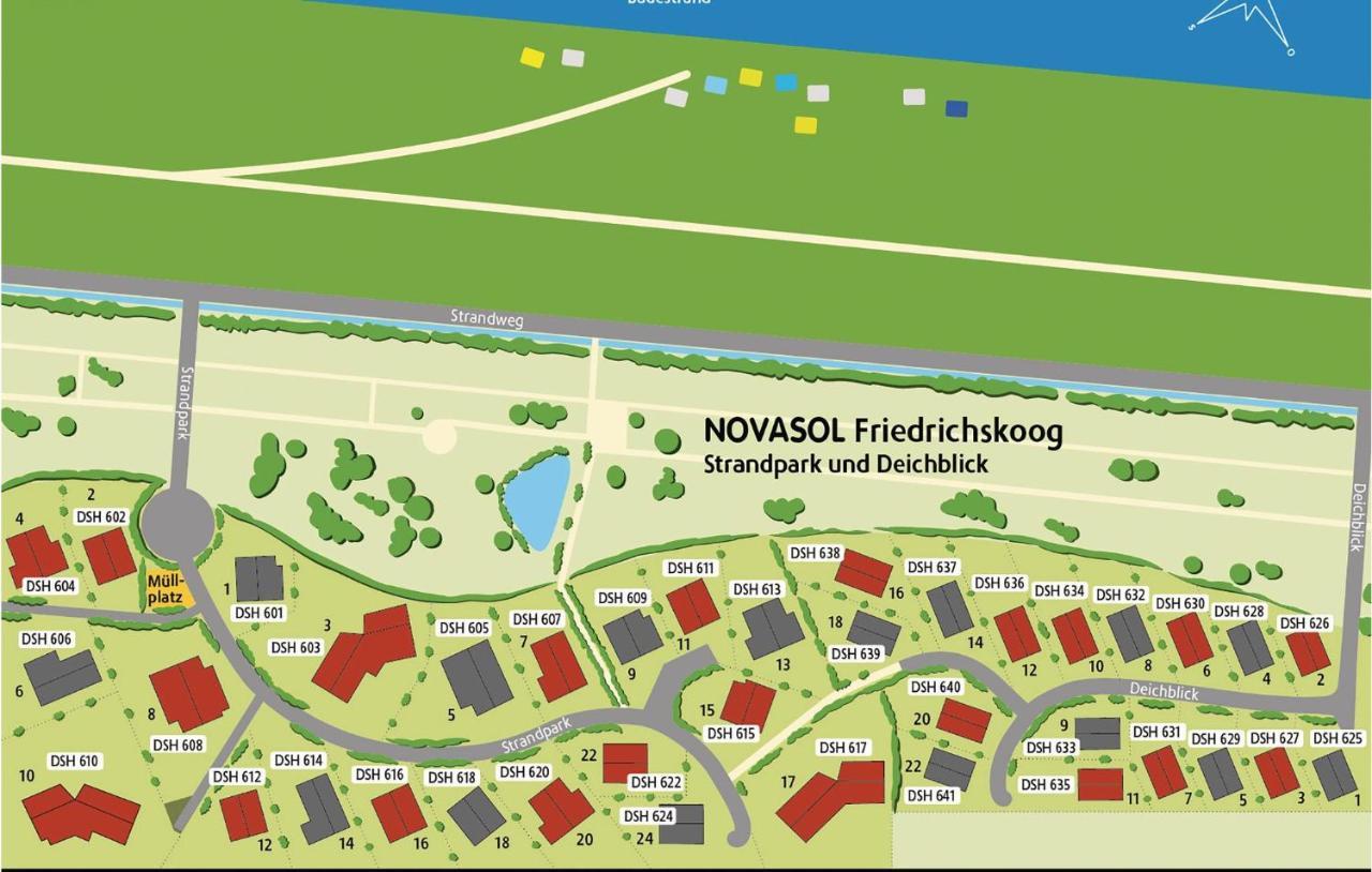 Villa Friedrichskoog-Deichblick 5 Esterno foto